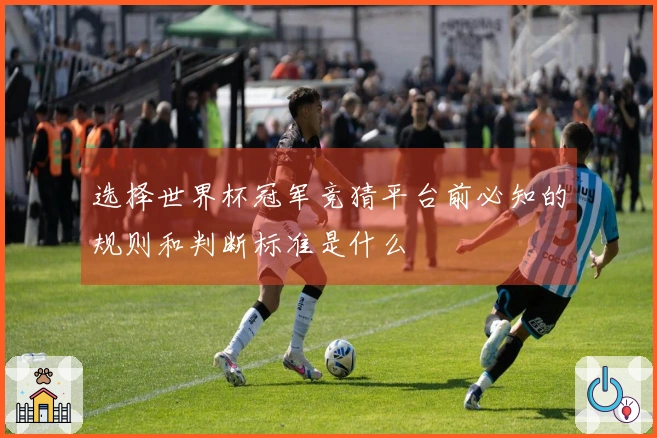 选择世界杯冠军竞猜平台前必知的规则和判断标准是什么